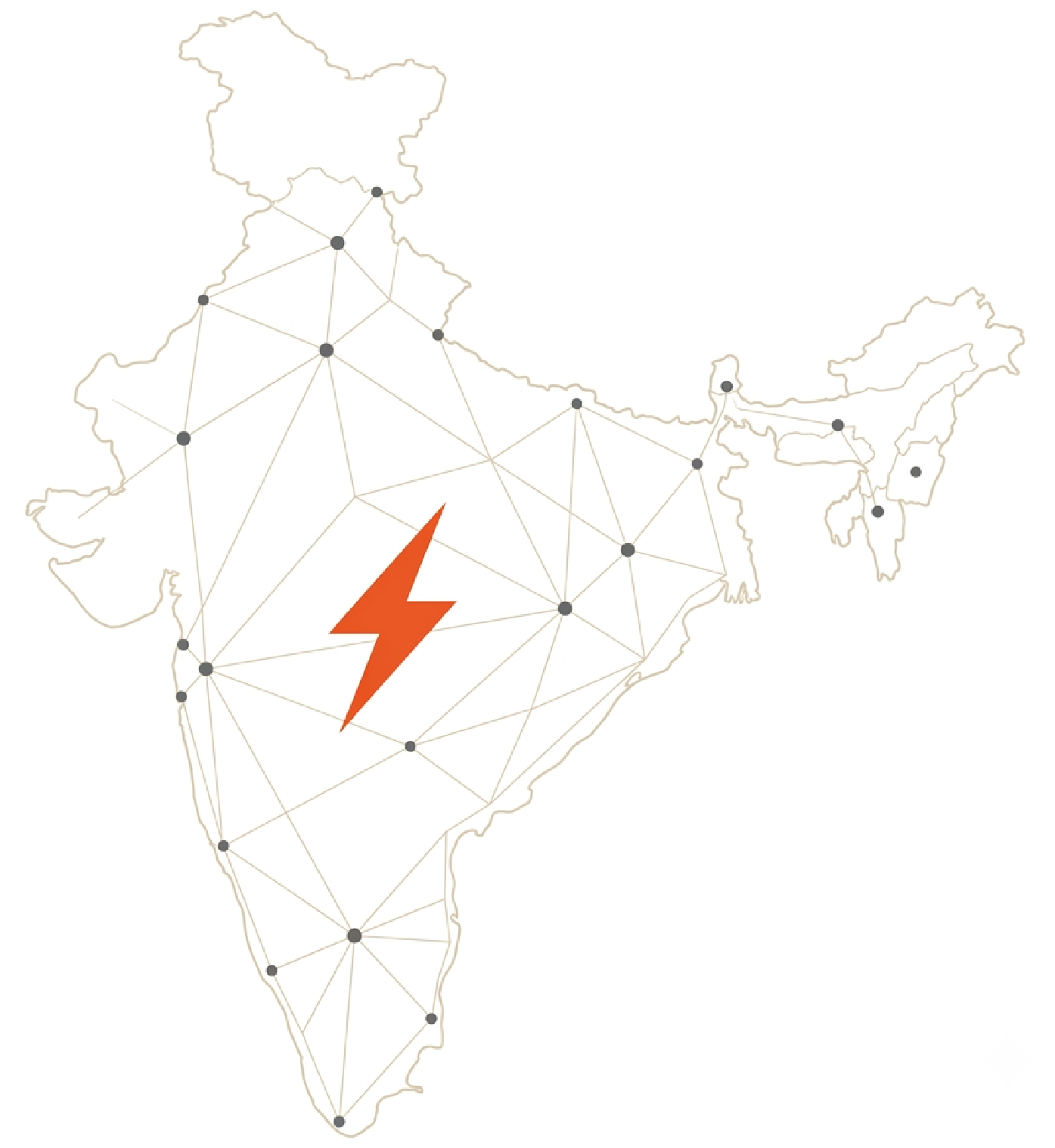 पूरे भारत में फैला नेटवर्क