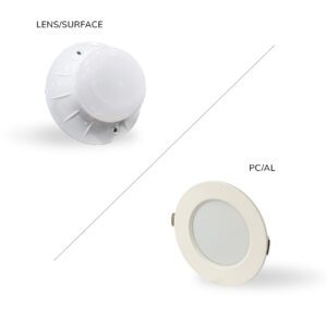 LED CONCEALED LIGHT  (Surface, Lens, PC and AL)