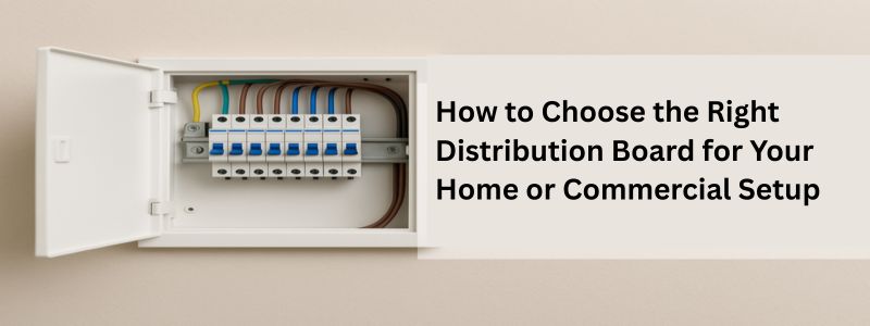 How to Choose the Right Distribution Board for Your Home or Commercial Setup